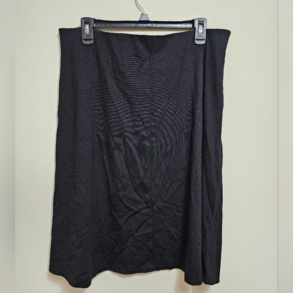 LOFT Black Pencil Skirt Knee-Length Work Size‎ Large
